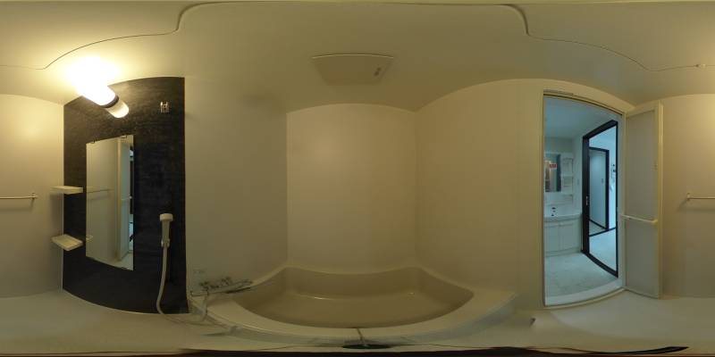 パノラマ画像バスルーム