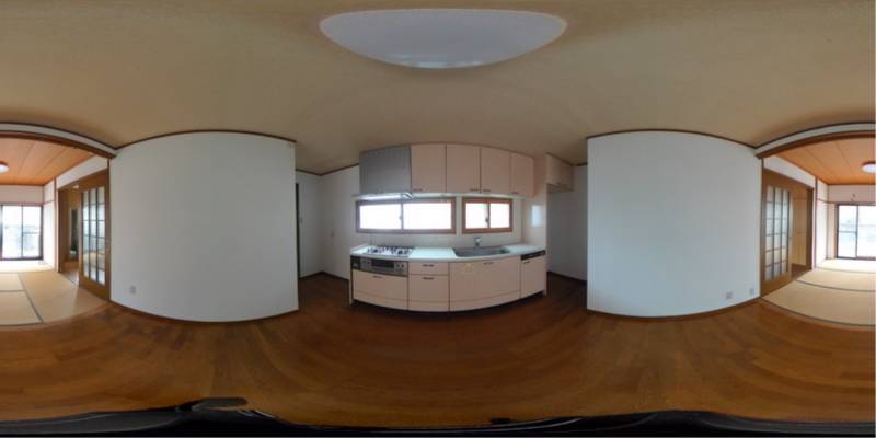 パノラマ画像キッチン