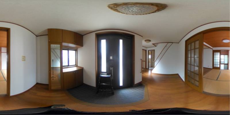 パノラマ画像玄関