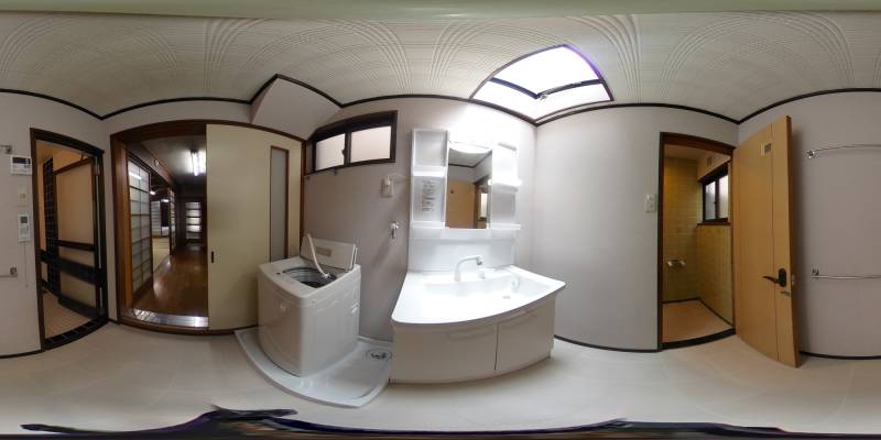 パノラマ画像洗面所