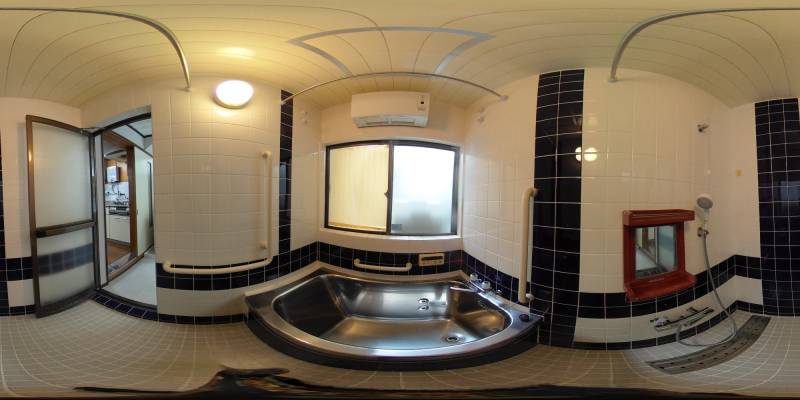 パノラマ画像バスルーム