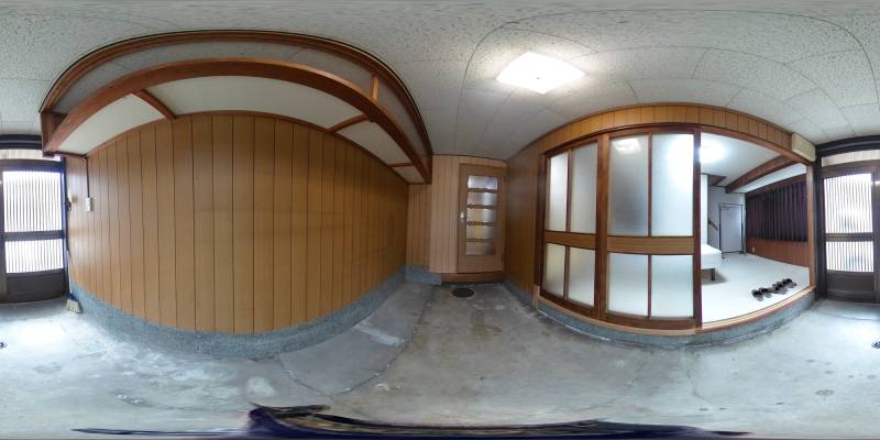 パノラマ画像玄関