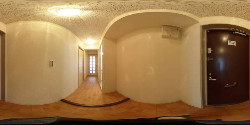 パノラマ画像玄関