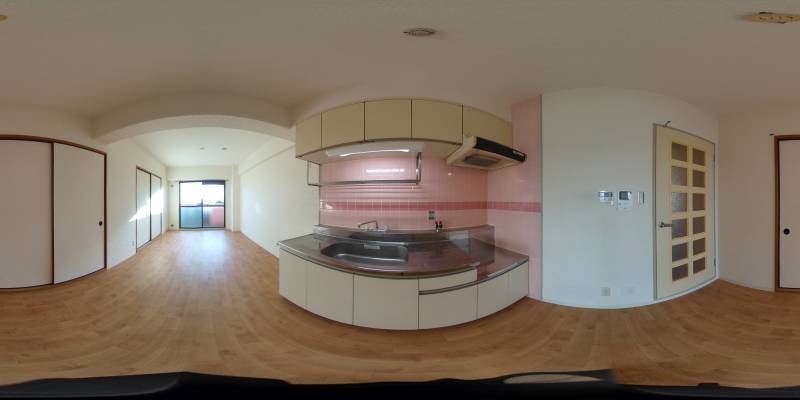 パノラマ画像キッチン