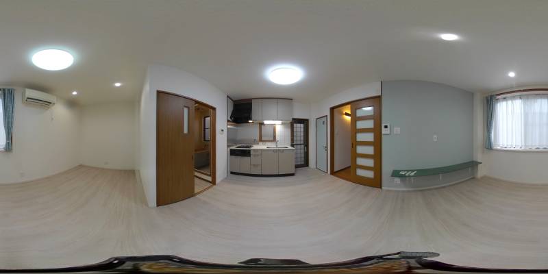 パノラマ画像リビング