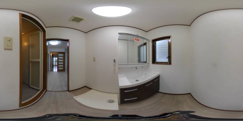 パノラマ画像洗面所