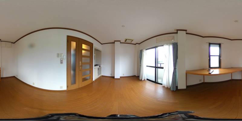 パノラマ画像洋室