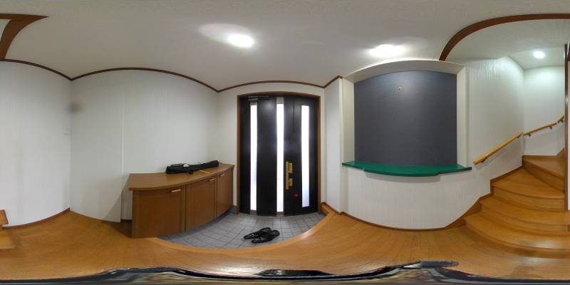 パノラマ画像玄関