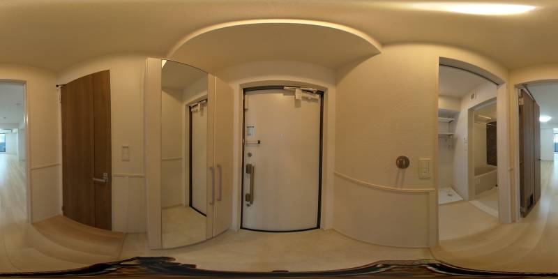 パノラマ画像玄関