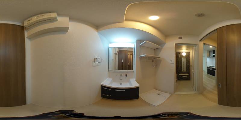 パノラマ画像洗面所