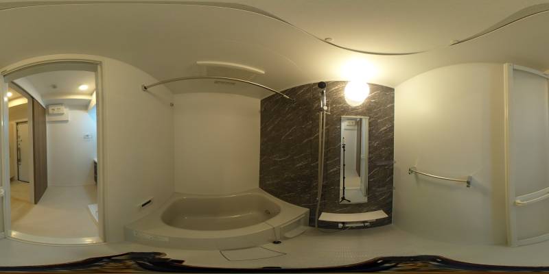 パノラマ画像バスルーム