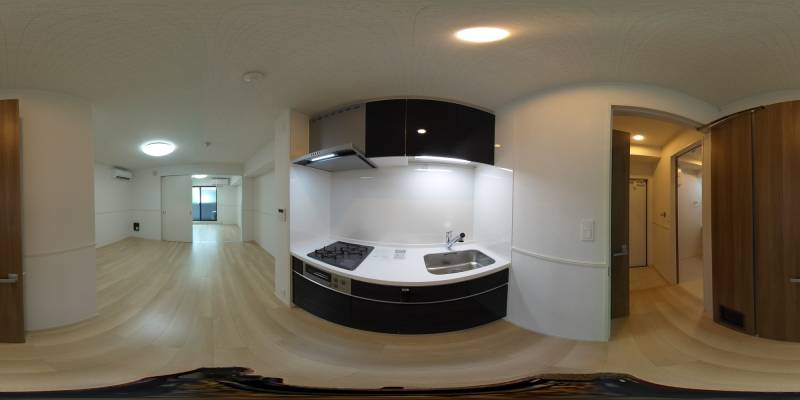 パノラマ画像キッチン
