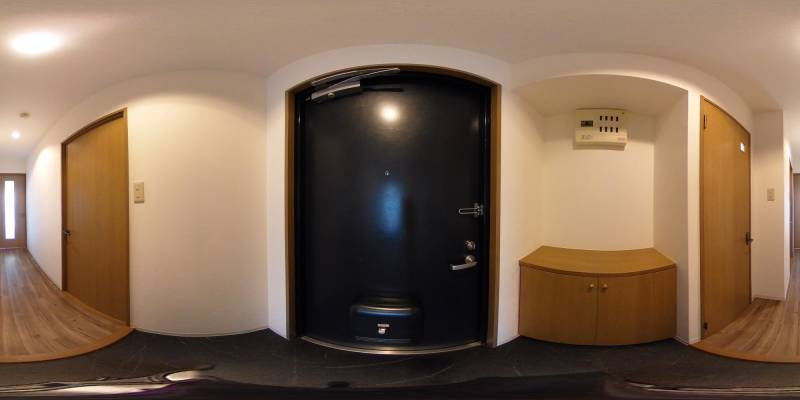 パノラマ画像玄関