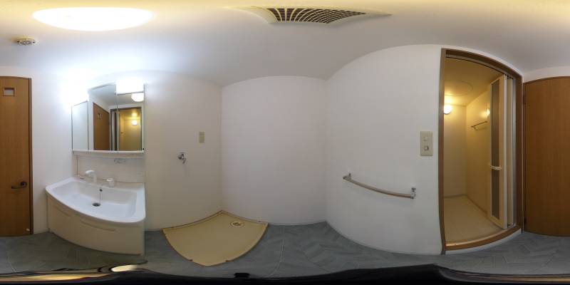 パノラマ画像洗面所