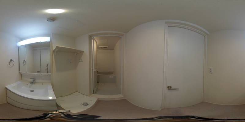 パノラマ画像洗面所