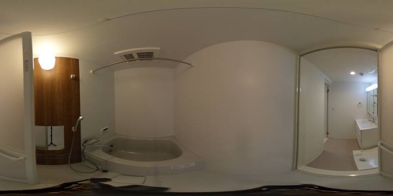 パノラマ画像バスルーム