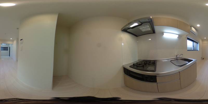 パノラマ画像キッチン