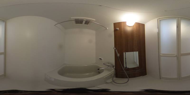 パノラマ画像バスルーム