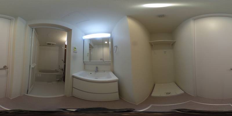 パノラマ画像洗面所