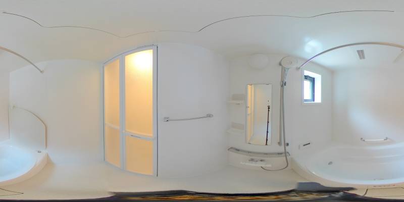 パノラマ画像バスルーム