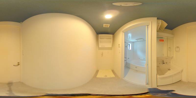 パノラマ画像洗面所