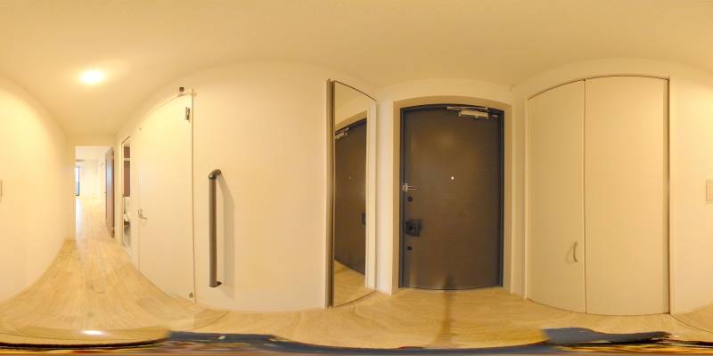 パノラマ画像玄関