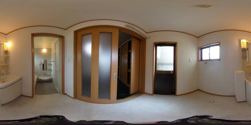 パノラマ画像洗面所