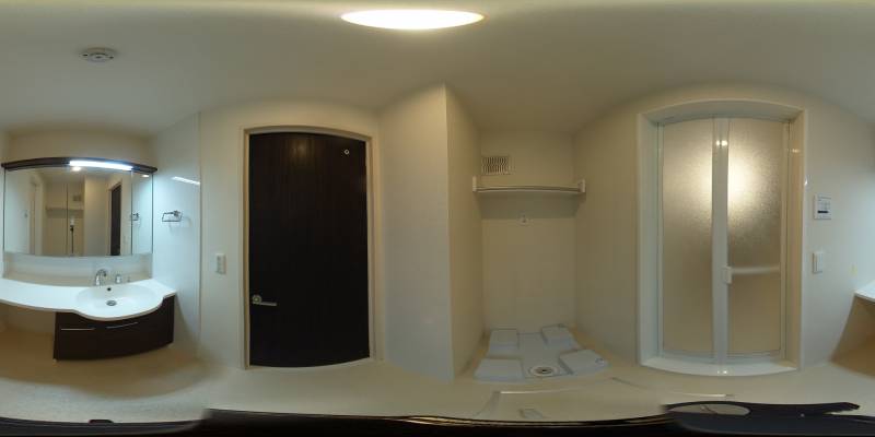 パノラマ画像洗面所