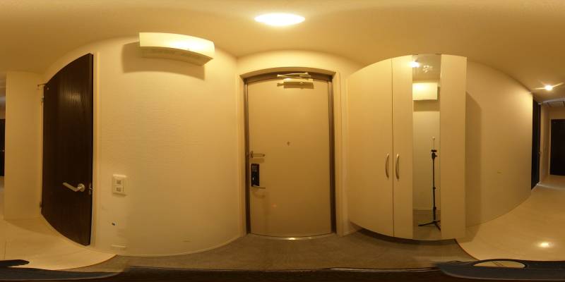 パノラマ画像玄関