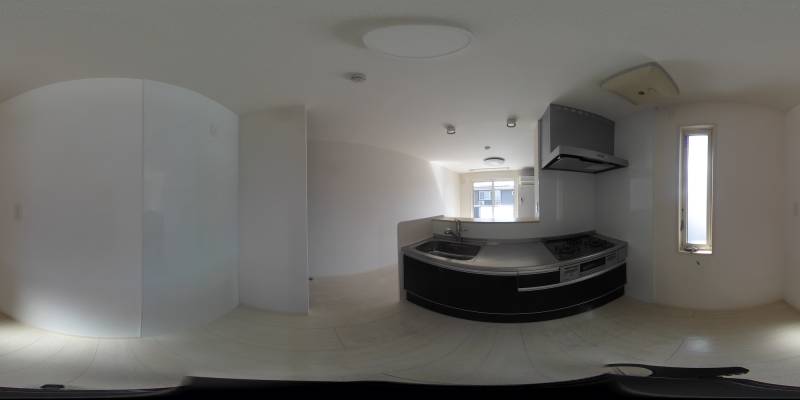 パノラマ画像キッチン