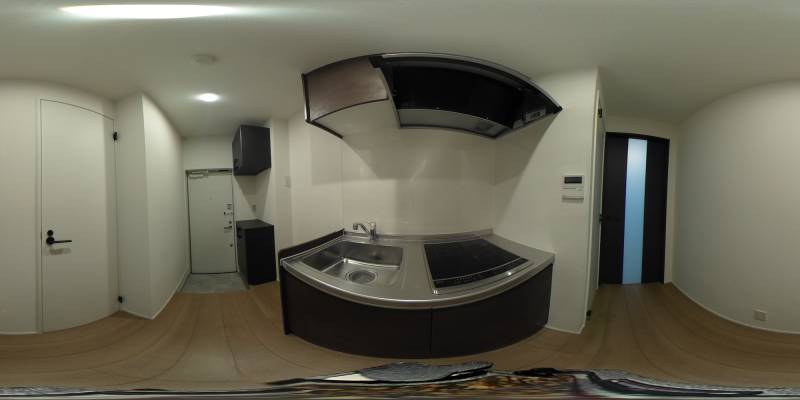 パノラマ画像キッチン