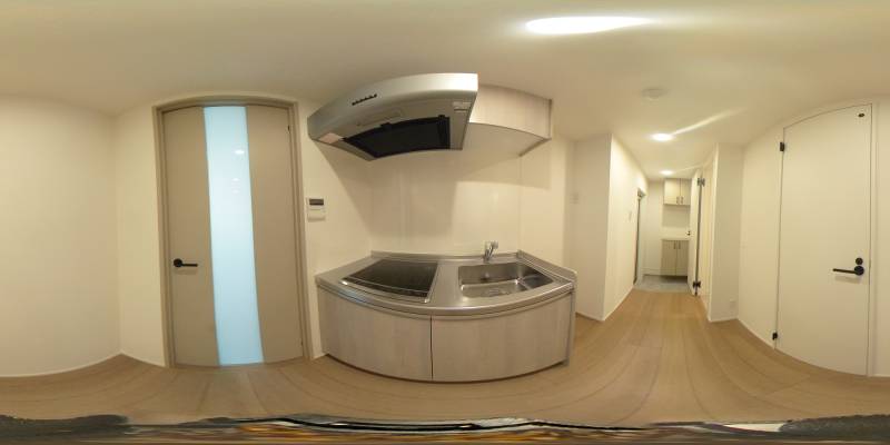 パノラマ画像キッチン