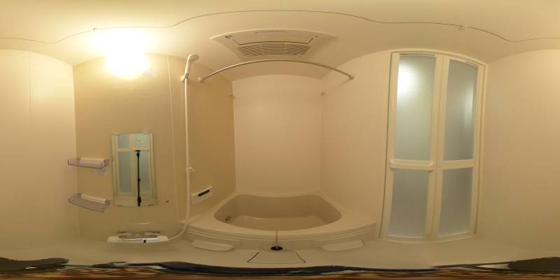 パノラマ画像バスルーム