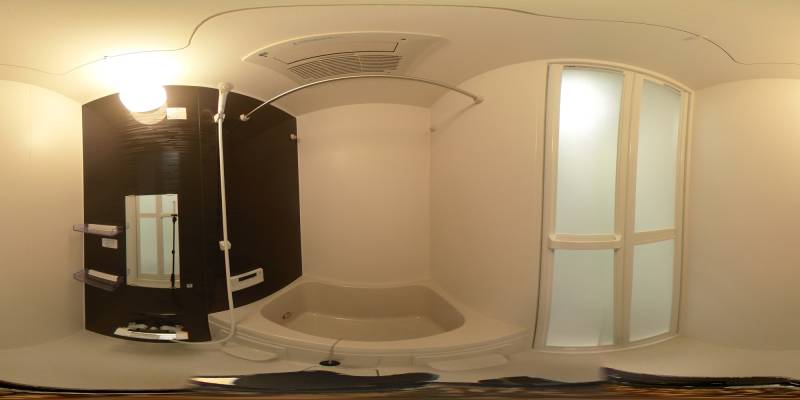 パノラマ画像バスルーム