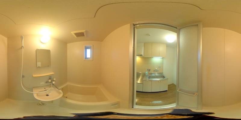 パノラマ画像バスルーム