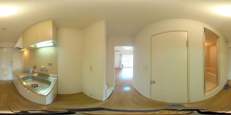 パノラマ画像キッチン