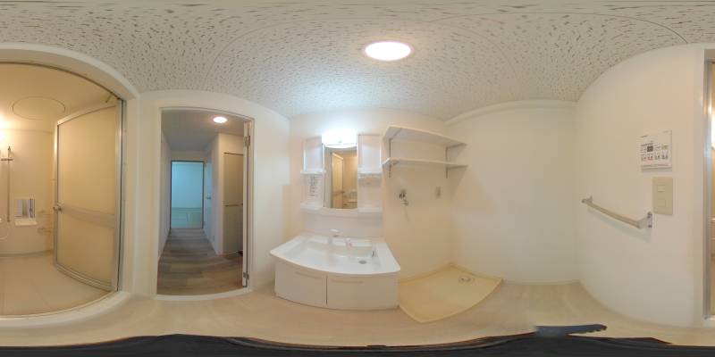 パノラマ画像洗面所