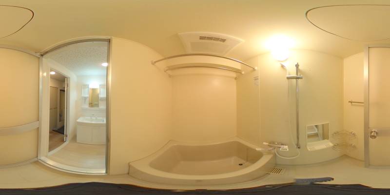 パノラマ画像バスルーム