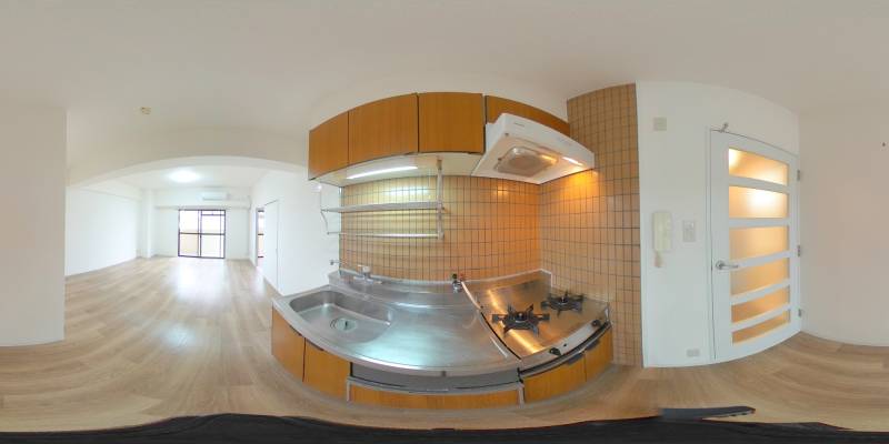 パノラマ画像キッチン