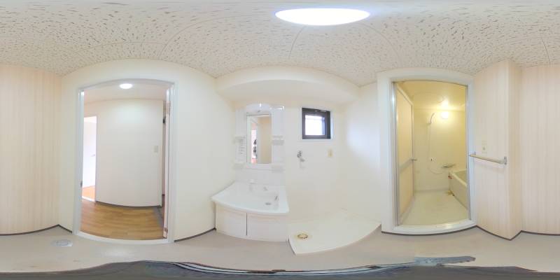 パノラマ画像洗面所