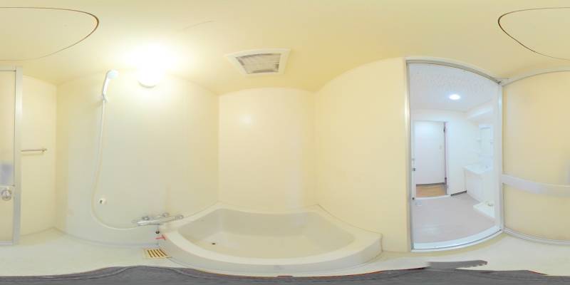 パノラマ画像バスルーム