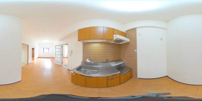 パノラマ画像キッチン