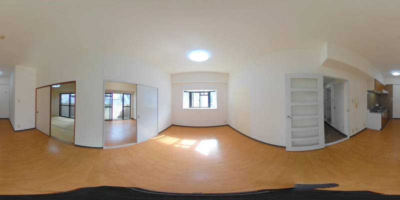 パノラマ画像リビング