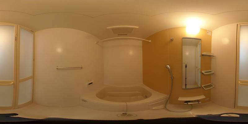 パノラマ画像バスルーム