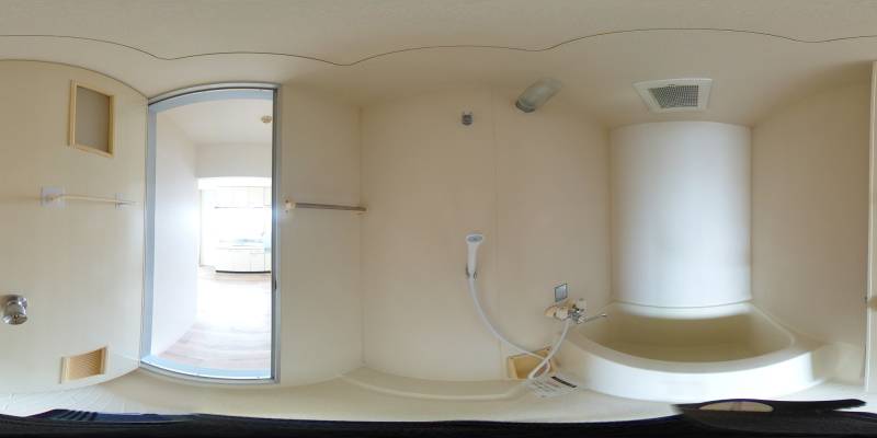 パノラマ画像バスルーム