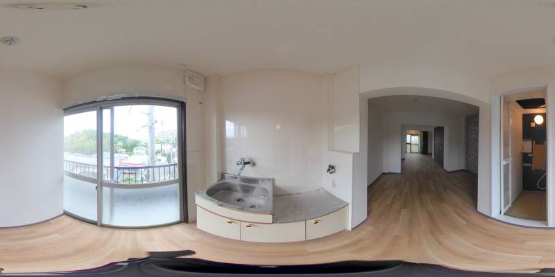 パノラマ画像キッチン