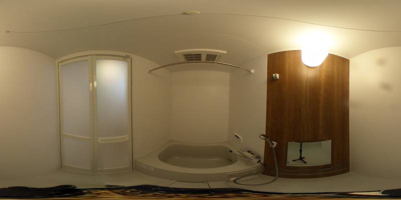 パノラマ画像バスルーム