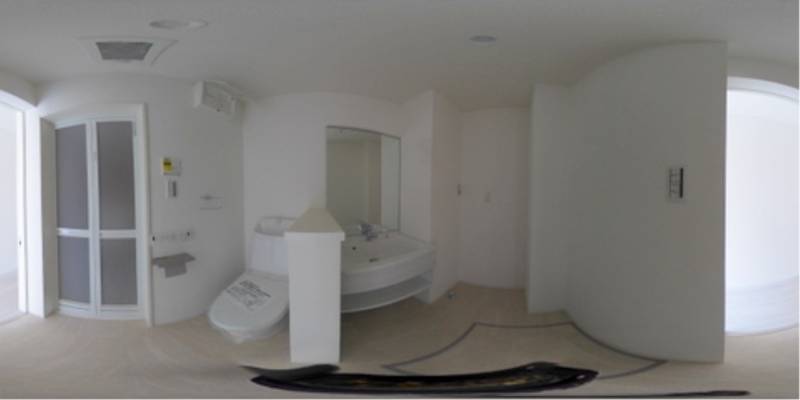 パノラマ画像洗面所