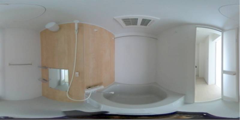 パノラマ画像バスルーム