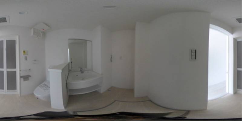 パノラマ画像洗面所